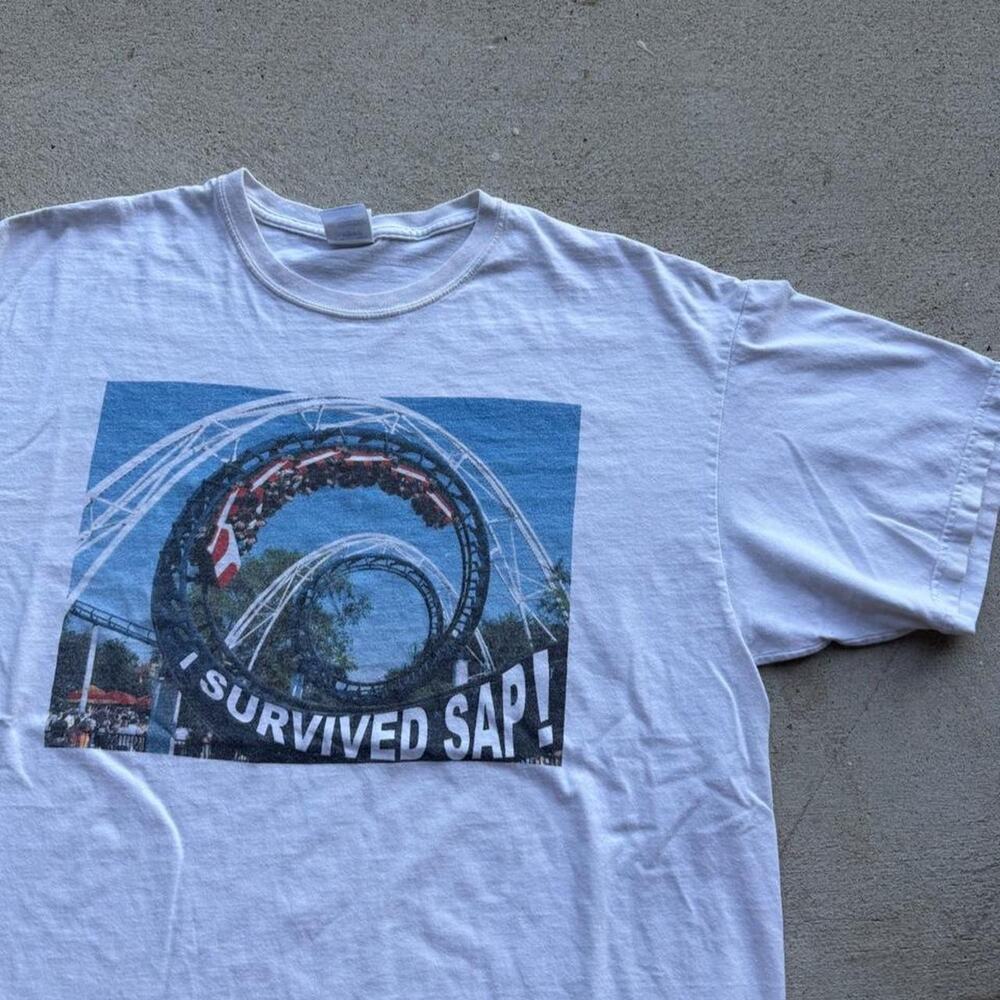 Vintage roller coaster tee vintage XL
